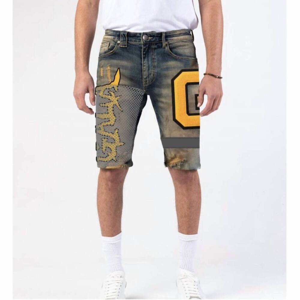 NEW GALA men's imperial shorts in vintage/gold/black